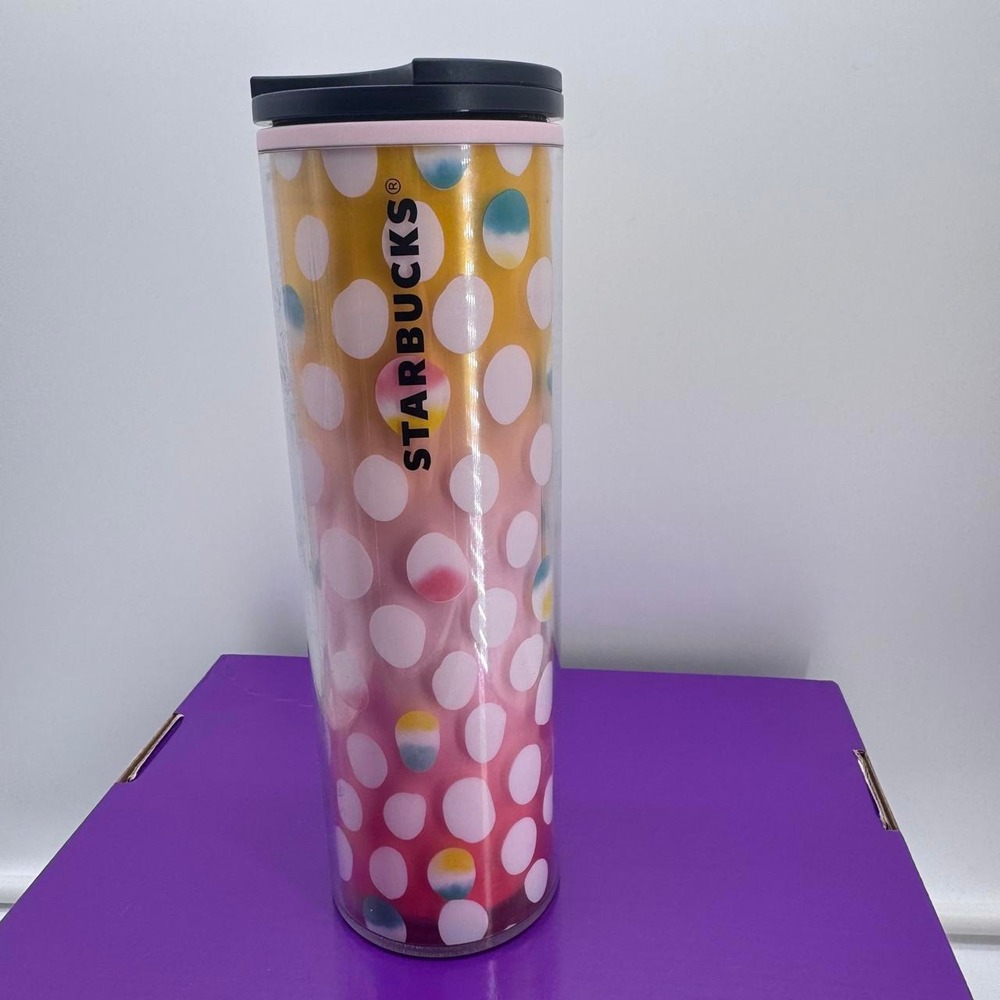 Easter Starbucks Multi Easter Egg print 16 OZ Hot & Cold Tumbler